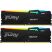 Модуль памяти для компьютера DDR5 32GB (2x16GB) 5600 MHz FURY Beast RGB Kingston Fury (ex.HyperX) (KF556C40BBAK2-32) - Нулевой остаток (Feed) - Нулевой остаток (Feed)