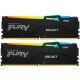 Модуль памяти для компьютера DDR5 32GB (2x16GB) 5600 MHz FURY Beast RGB Kingston Fury (ex.HyperX) (KF556C40BBAK2-32) - Нулевой остаток (Feed) - Нулевой остаток (Feed)