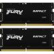 Модуль памяти для ноутбука SoDIMM DDR5 32GB (2x16GB) 6400 MHz Impact Kingston Fury (ex.HyperX) (KF564S38IBK2-32) - Нулевой остаток (Feed)  - Нулевой остаток (Feed) 
