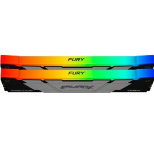 Модуль памяти для компьютера DDR4 32GB (2x16GB) 3200 MHz RenegadeRGB Kingston Fury (ex.HyperX) (KF432C16RB12AK2/32)