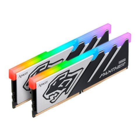 Модуль памяти для компьютера DDR5 32GB (2x16GB) 5200 MHz Panther RGB Apacer (AH5U32G52C5229BAA-2) - Нулевой остаток (Feed) - Нулевой остаток (Feed)