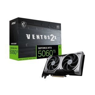 Видеокарта MSI GeForce RTX5060Ti 16Gb VENTUS 2X OC PLUS (RTX 5060 Ti 16G VENTUS 2X OC PLUS)