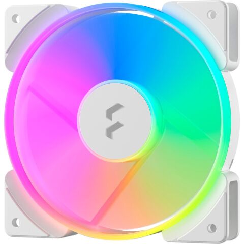 Кулер для корпуса Fractal Design Prisma AL-12 ARGB PWM (FD-FAN-PRI-AL12-PWM-WT) - Вентиляторы к корпусам  - Вентиляторы к корпусам 