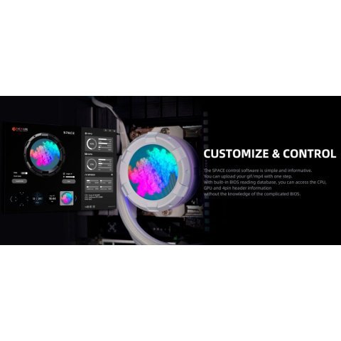 Система жидкостного охлаждения ID-Cooling SL240 XE White - Нулевой остаток (Feed)  - Нулевой остаток (Feed)